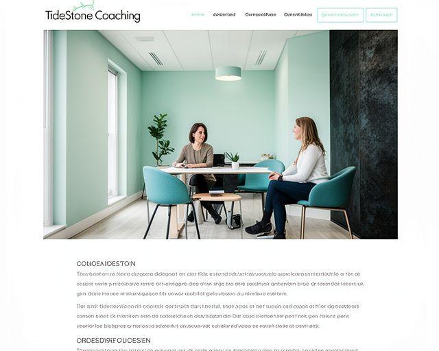Kantoortuin van Tidestone Coaching aan Thorbeckestraat 8 in Tilburg, met een coach en kandidaat in een gesprek